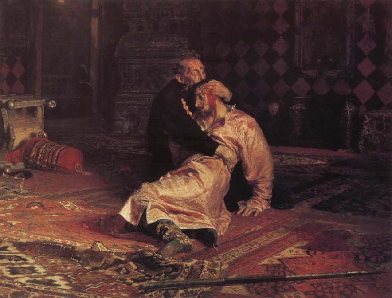 Ilya Repin Ivan the Terrible and his Son on 16 November 1581 oil painting picture